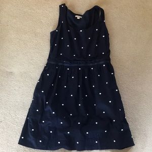 Blue dress with white dots, GAP